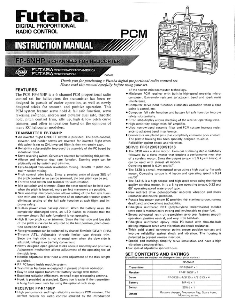 FUTABA FP-S130 instruction manual