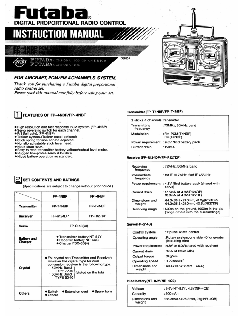 FUTABA Magnum Sport FP-S148 User manual