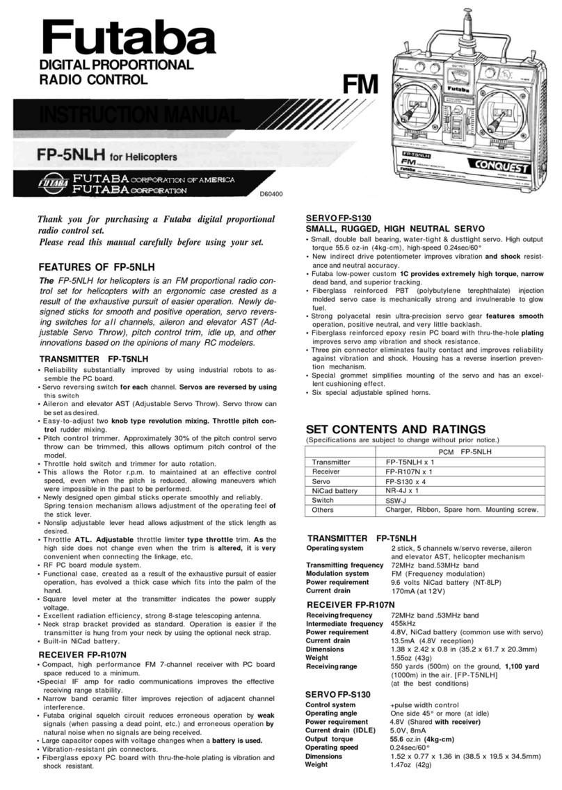 FUTABA FP-S130 User manual