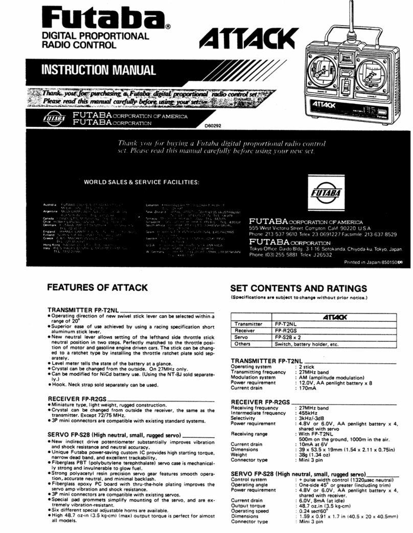 FUTABA Attack FP-R2GS User manual