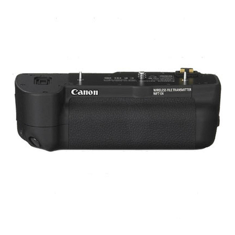 Canon Wireless File Transmitter WFT-E4 II A User manual