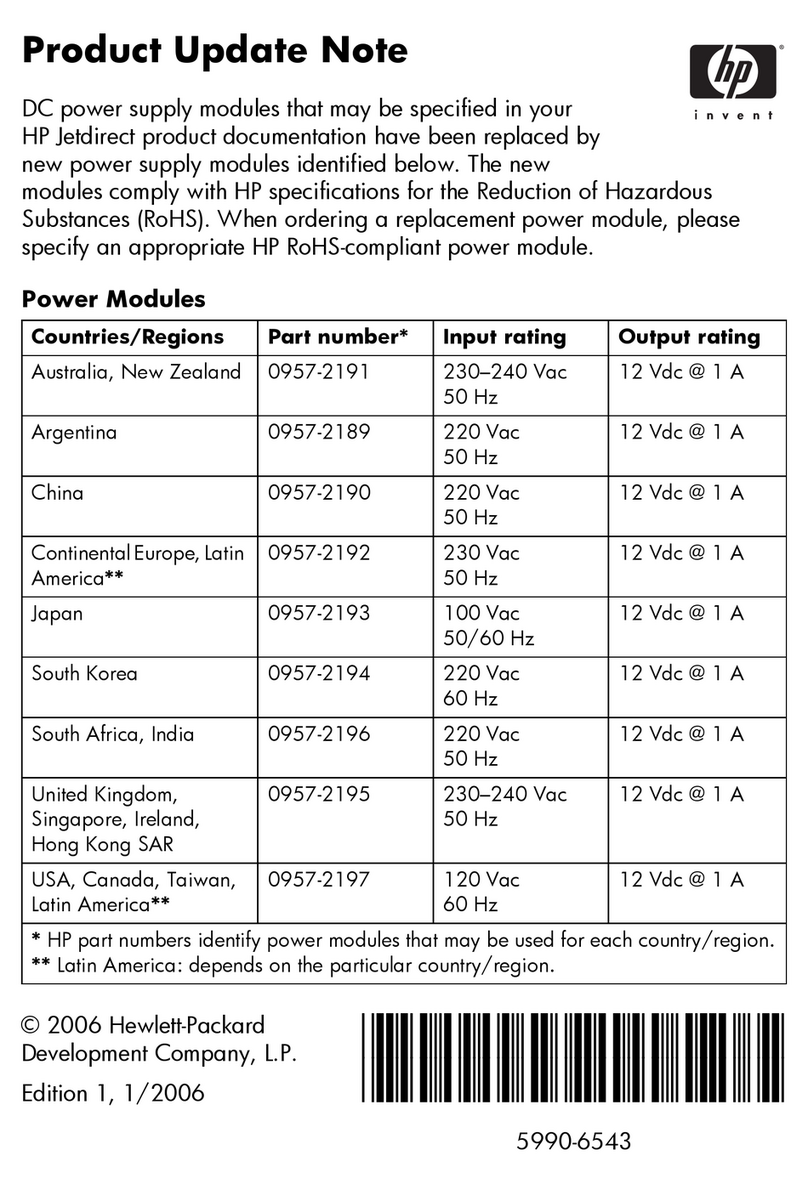 HP Ew2400 - JetDirect Print Server Product Update Note