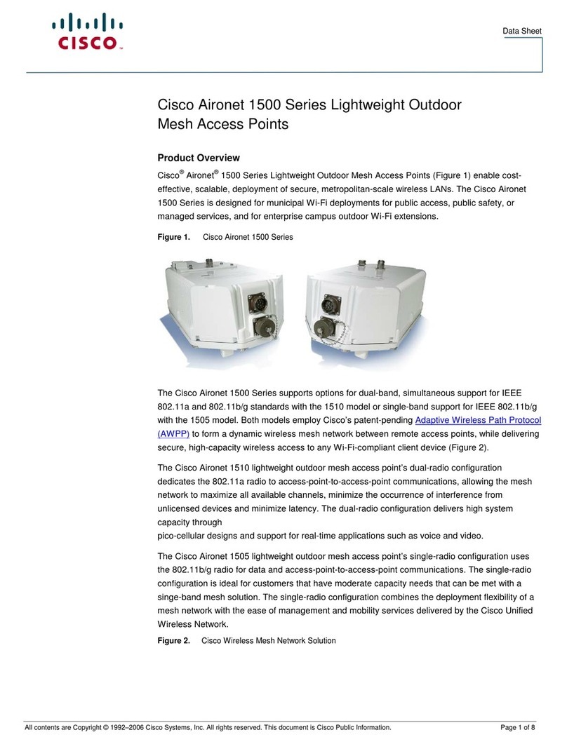 Cisco Aironet 1500 Series User manual