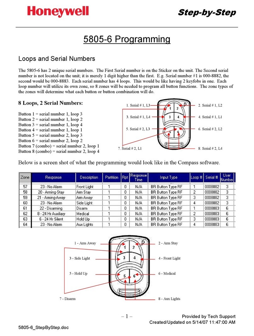 Honeywell 5834-4 Operating instructions