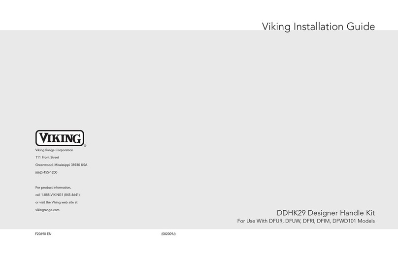 Viking Designer DFUW1441CR installation guide