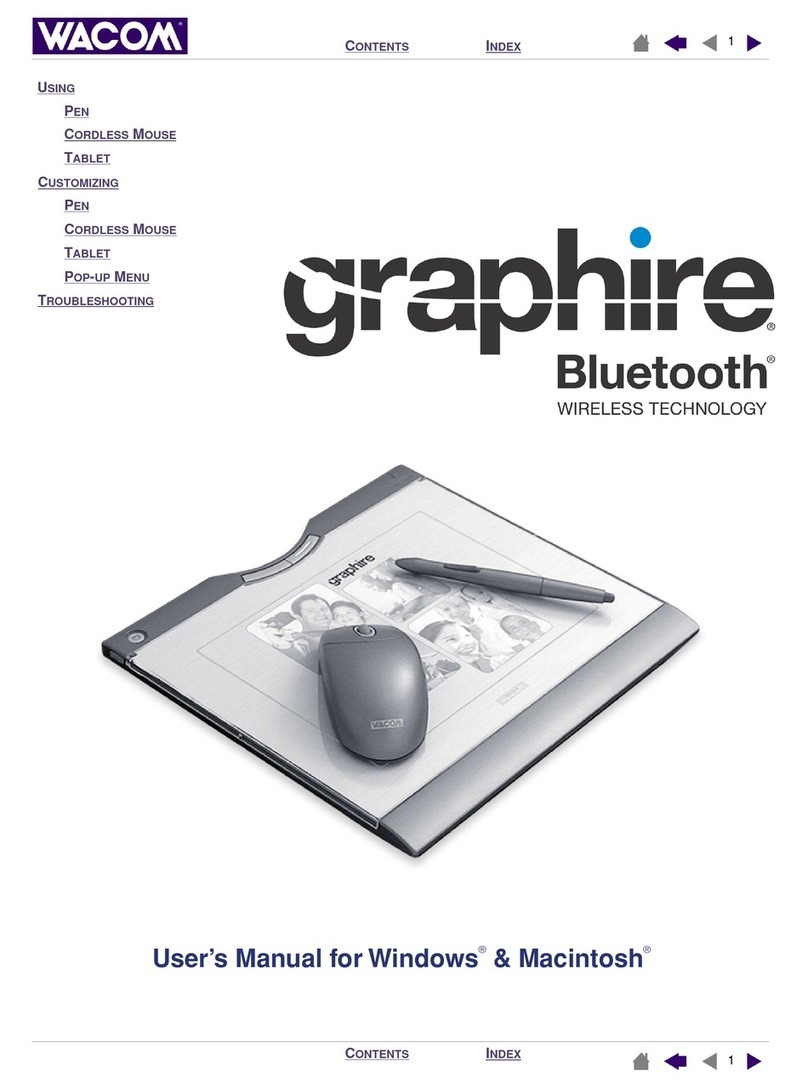 Wacom GRAPHIRE - WINDOWS User manual