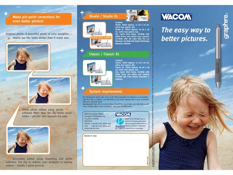 Wacom GRAPHIRE 4 Features