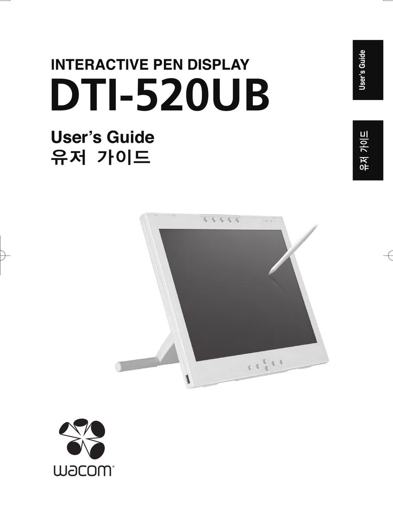 Wacom DTI-520UB User manual