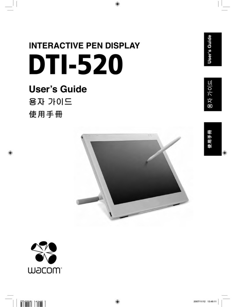 Wacom DTI-520 user guide