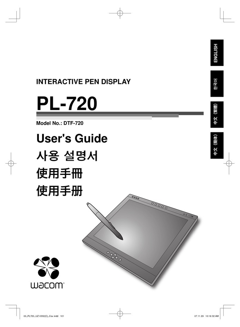 Wacom DTF-720 - OTHER User manual