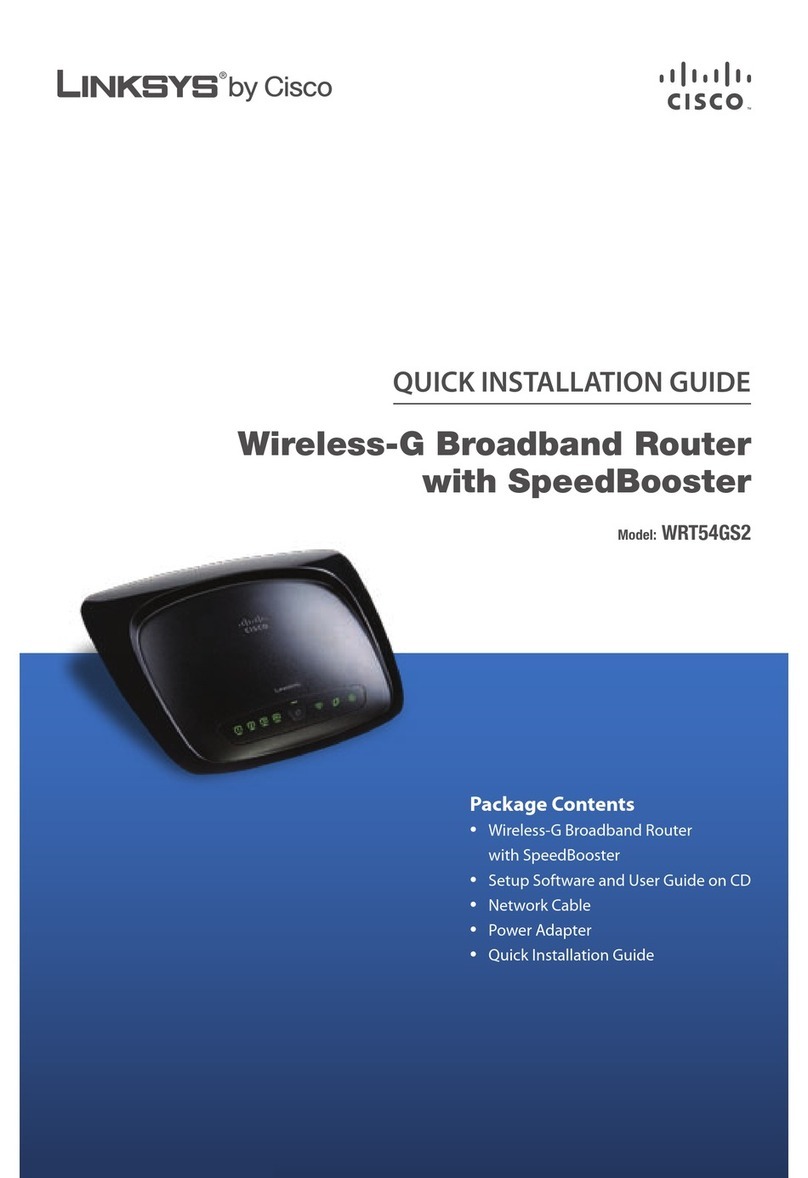 Cisco RB-WRT54GS2 - Wireless-G Broadband Router User manual