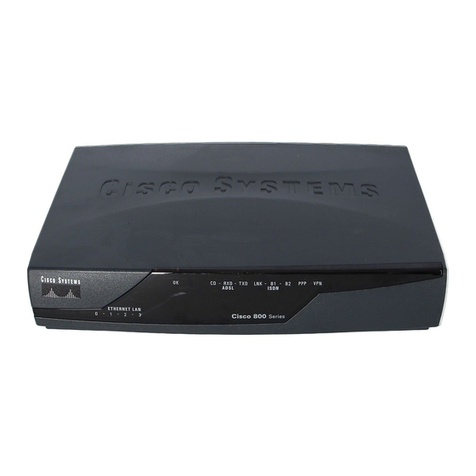 Cisco 876W - Integrated Services Router Wireless User manual