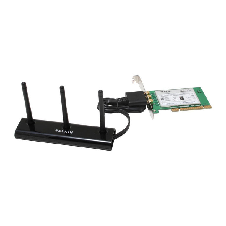 Belkin F5D8001 User manual Belkin F5D8001 User manual