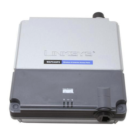 Linksys WAP54GPE - Wireless-G Exterior Access Point User manual Linksys WAP54GPE - Wireless-G Exterior Access Point User manual