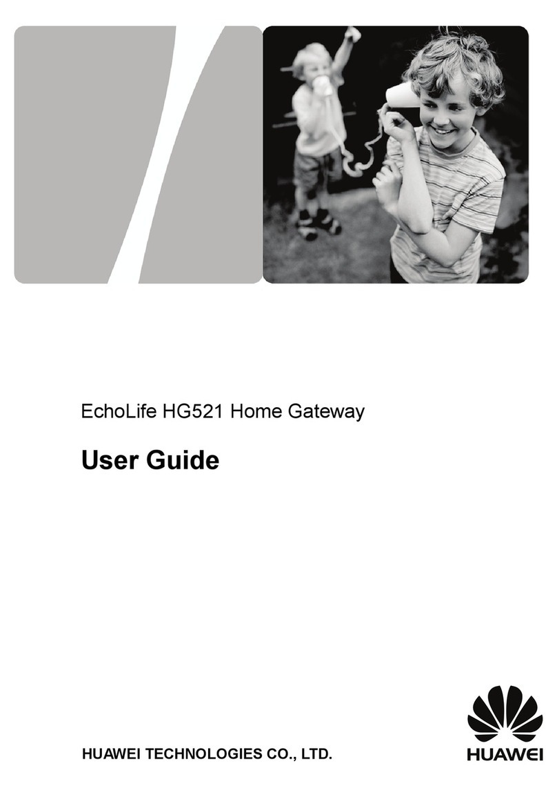 Huawei EchoLife HG521 User manual
