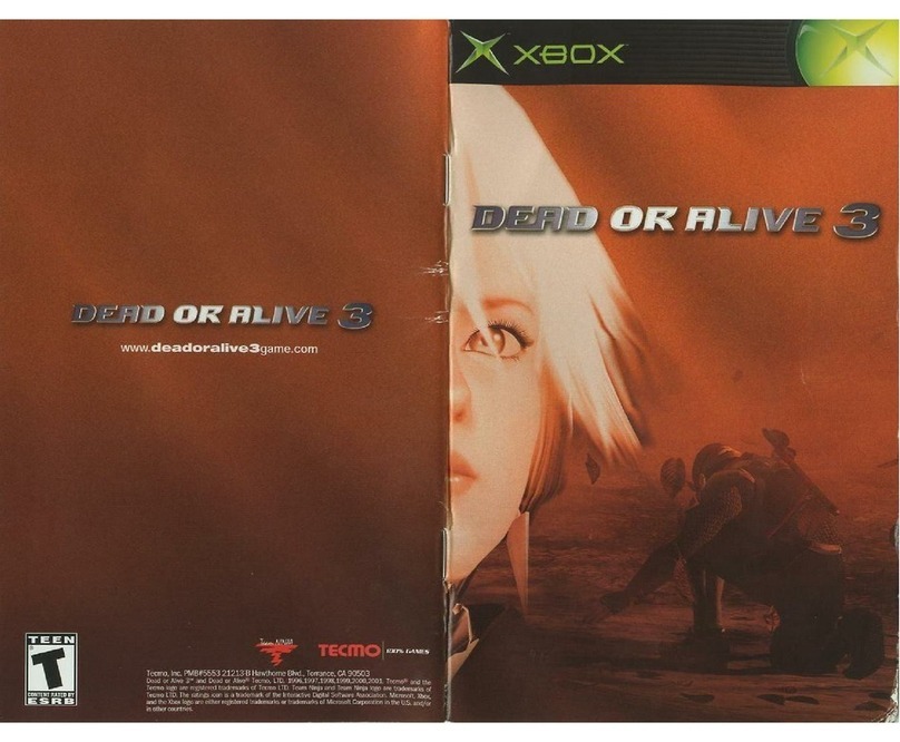 Tecmo DEAD OR ALIVE 3 manual
