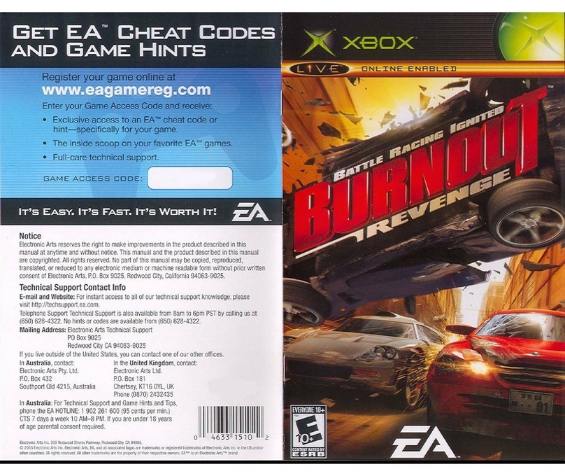Electronic Arts BURNOUT-REVENGE manual
