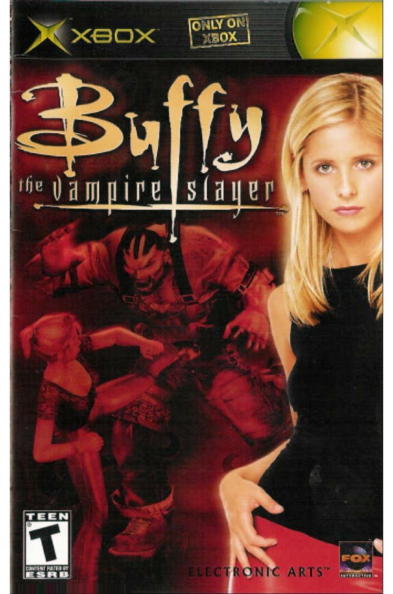 Electronic Arts BUFFY-THE VAMPIRE SLAYER manual