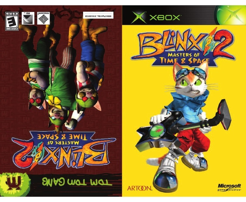 Microsoft game studios BLINX 2 User manual