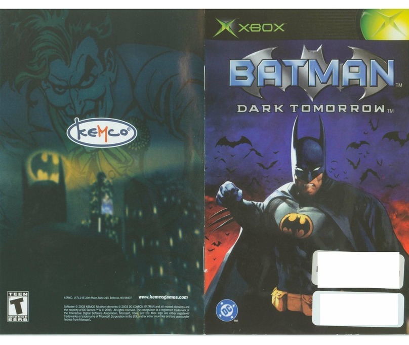 Kemco BATMAN-DARK TOMORROW manual Kemco BATMAN-DARK TOMORROW manual