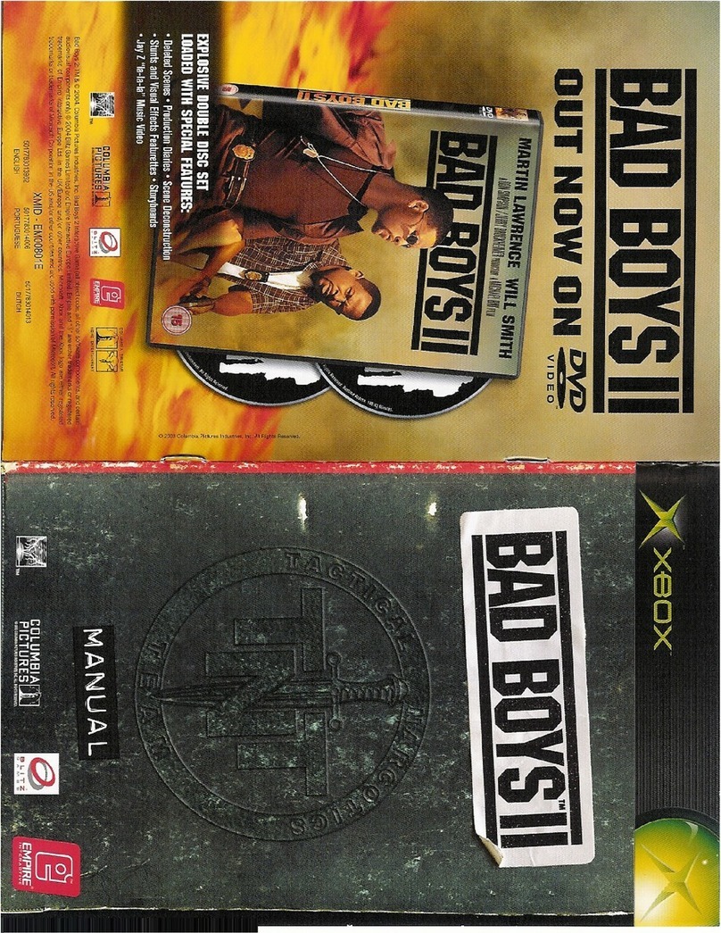 GAMES MICROSOFT XBOX BAD BOYS 2 User manual