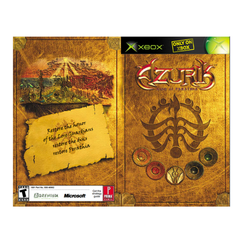 GAMES MICROSOFT XBOX AZURIK-RISE OF PARTHIA manual GAMES MICROSOFT XBOX AZURIK-RISE OF PARTHIA manual