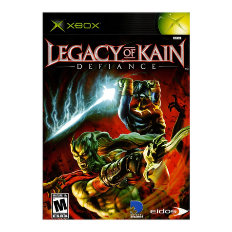 GAMES MICROSOFT XBOX LEGACY OF KAIN-DEFIANCE manual