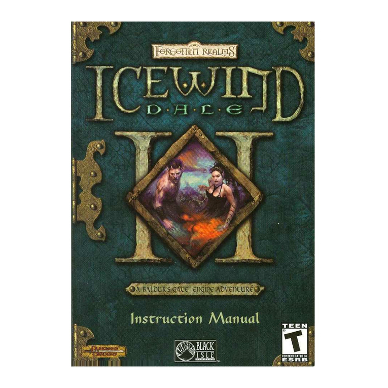 Black Isle ICEWIND DALE 2 User manual