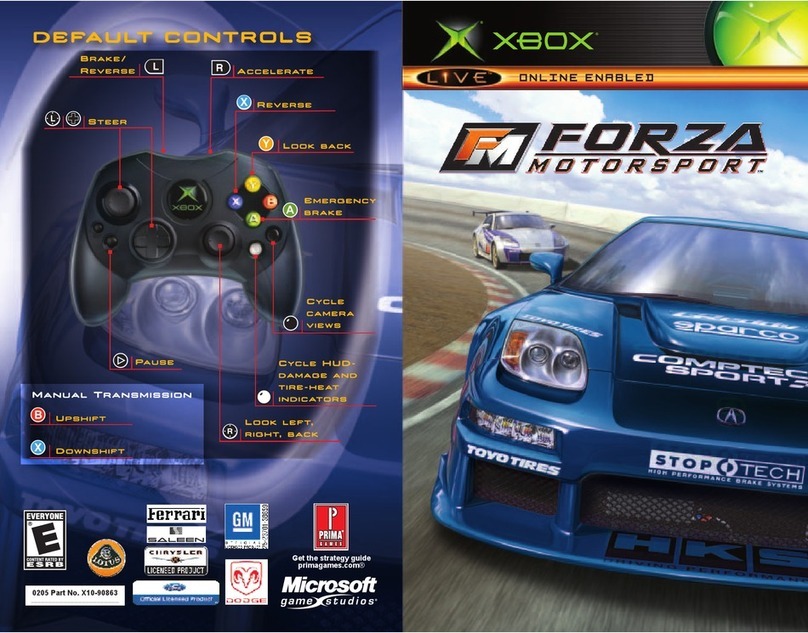 Microsoft game studios FORZA MOTORSPORT manual Microsoft game studios FORZA MOTORSPORT manual