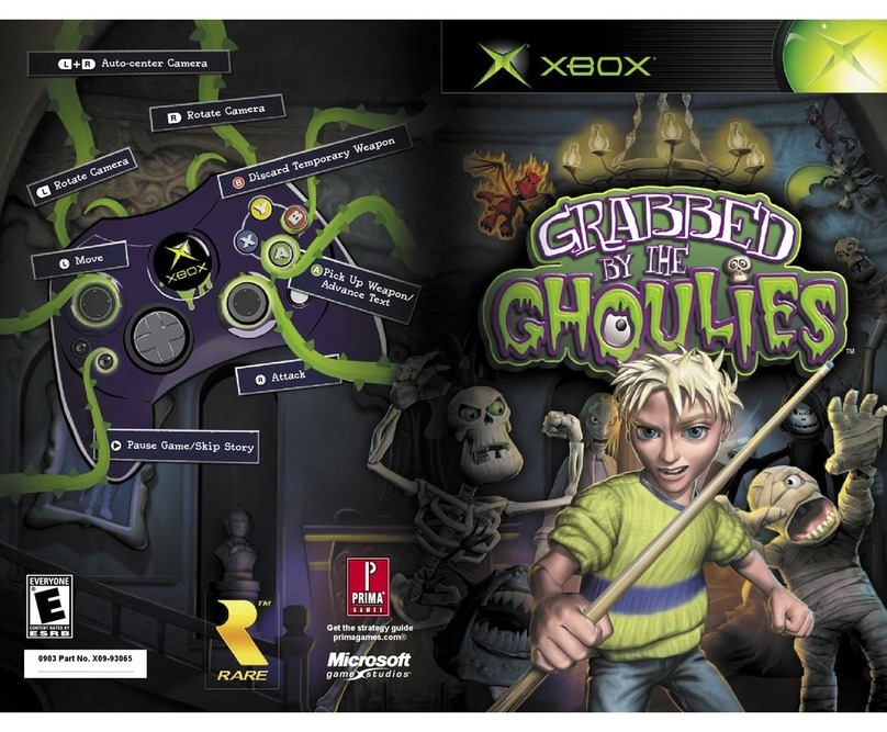 Microsoft game studios GRABBED BY THE GHOULIES User manual
