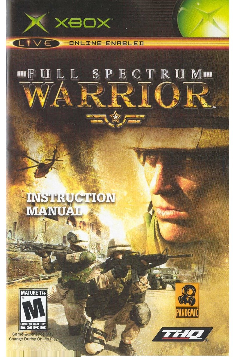 THQ FULL SPECTRUM-WARRIOR User manual
