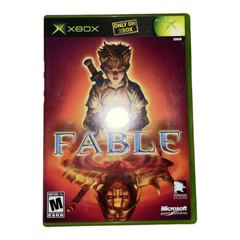 Microsoft game studios FABLE User manual