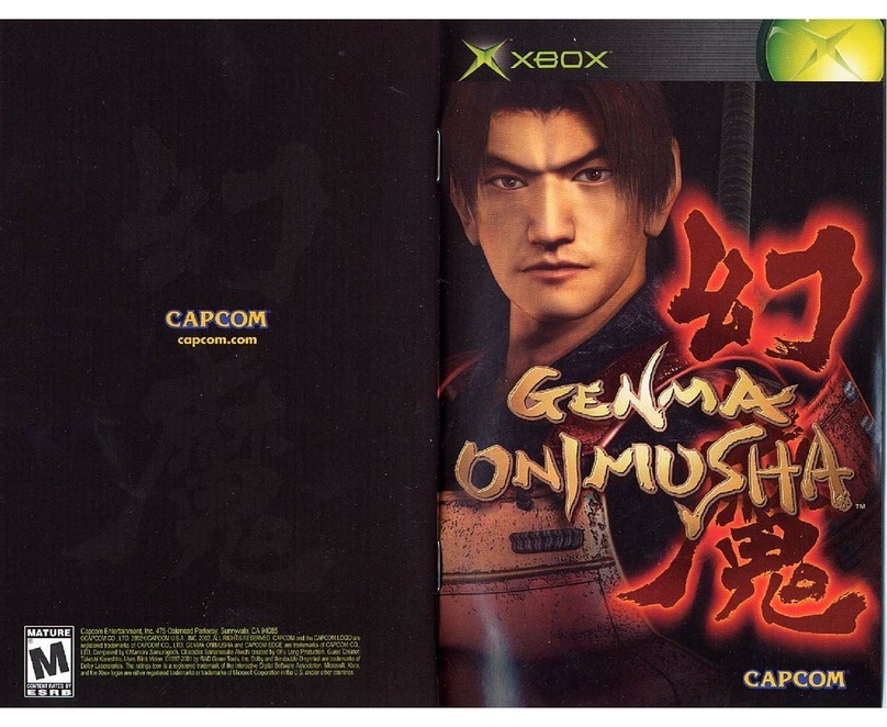 Capcom GENMA ONIMUSHA manual