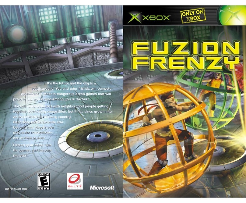 Microsoft FUZION FRENZY User manual