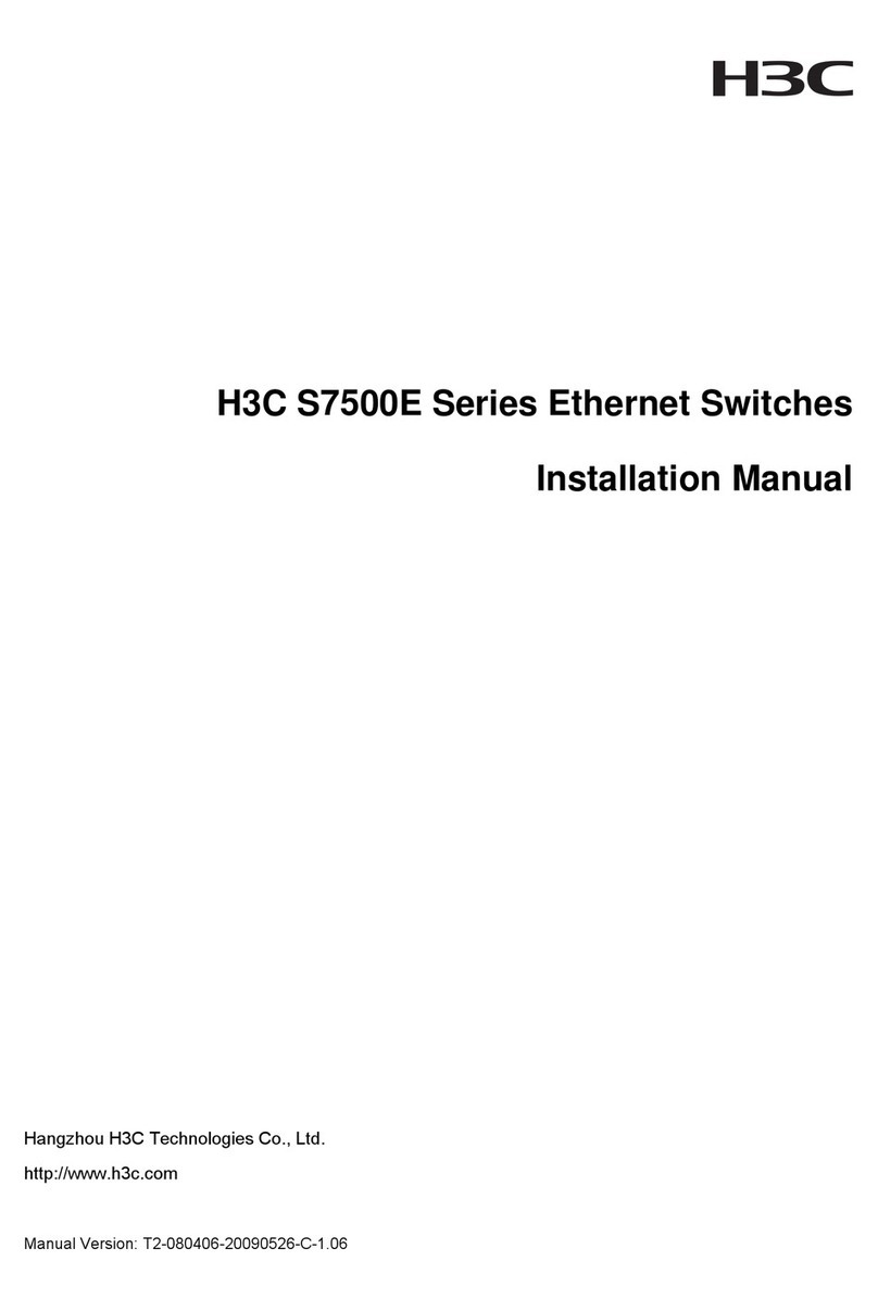 3Com H3C S7503E-S CHASSIS User manual