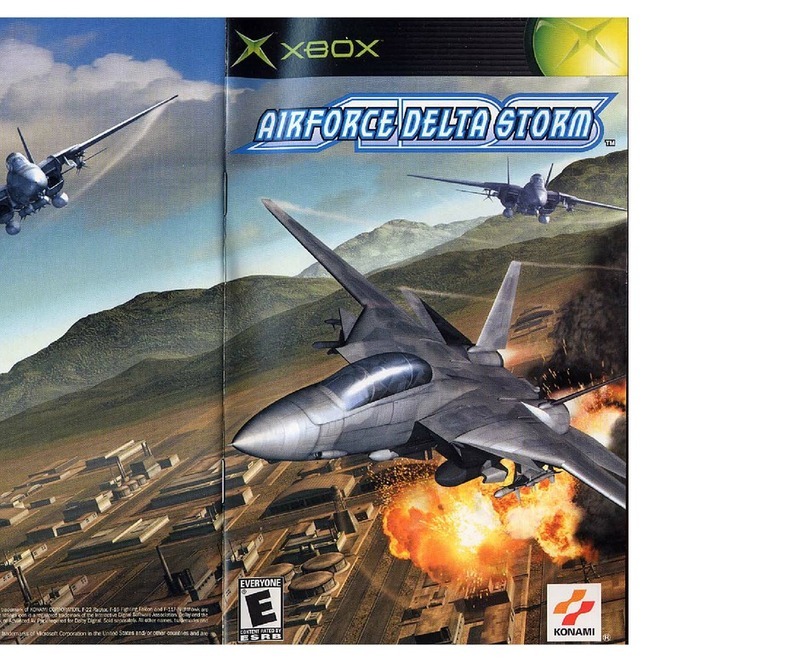 GAMES MICROSOFT XBOX AIRFORCE DELTA STORM User manual GAMES MICROSOFT XBOX AIRFORCE DELTA STORM User manual
