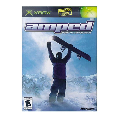 GAMES MICROSOFT XBOX AMPED User manual