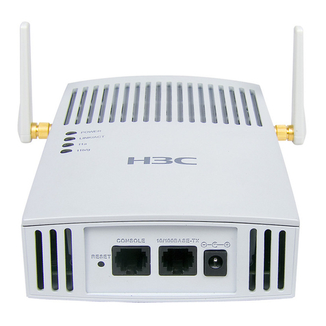 H3C WA2210-AG_INDOORSINGLEBANDAP User manual