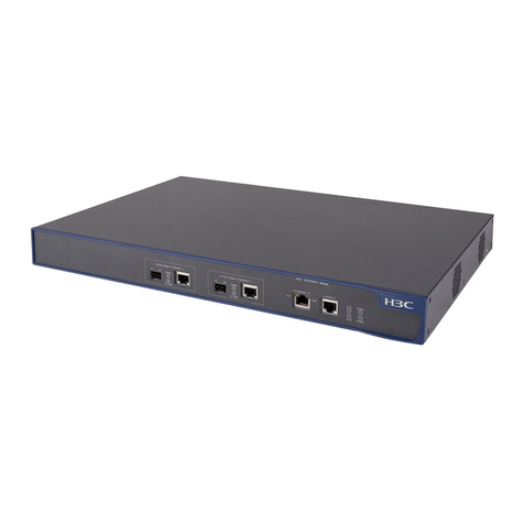 H3C WX5002ACCESSCONTROLLER User manual