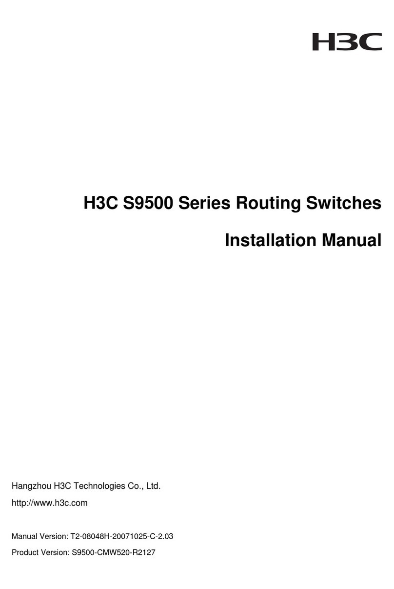 H3C S9505 SRP User manual H3C S9505 SRP User manual