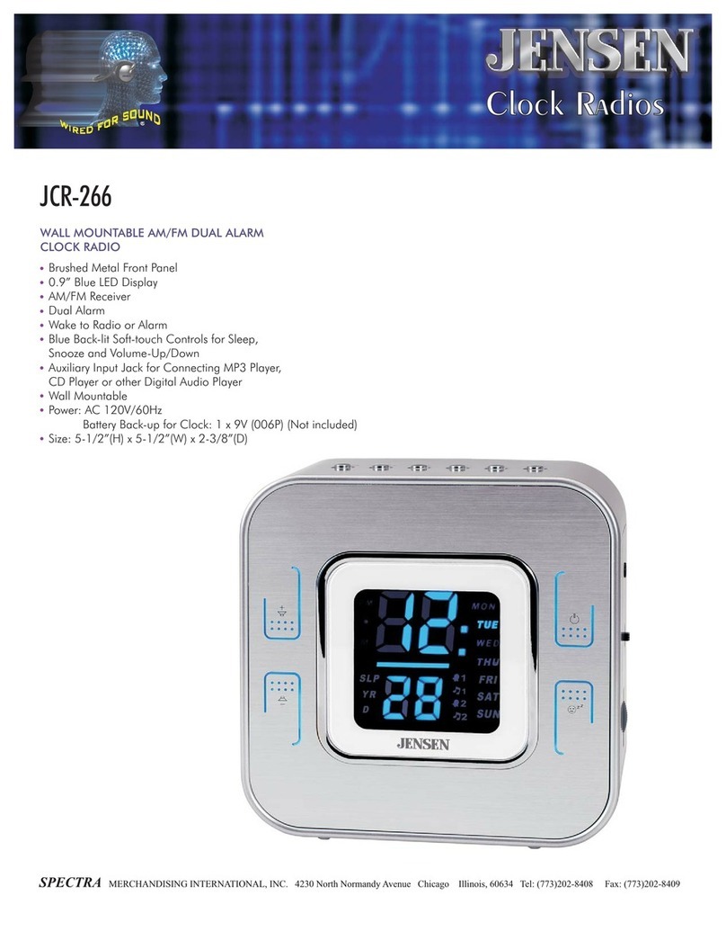 Jensen JCR-266 brochure