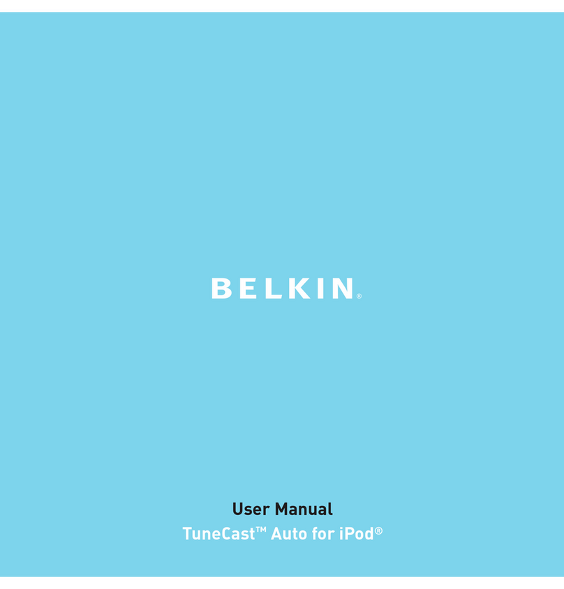 Belkin TuneCast Auto User manual