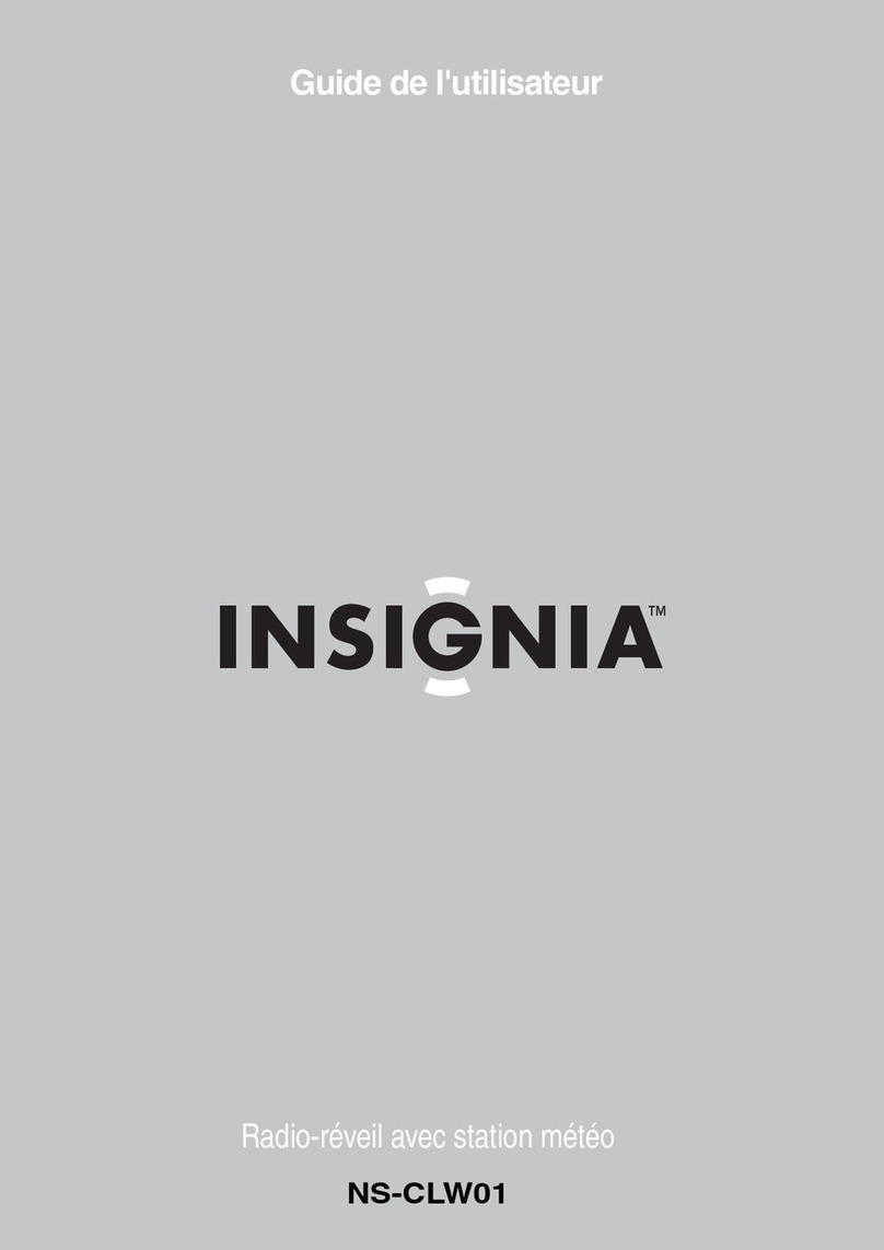 Insignia NS-CLW01 Quick start guide