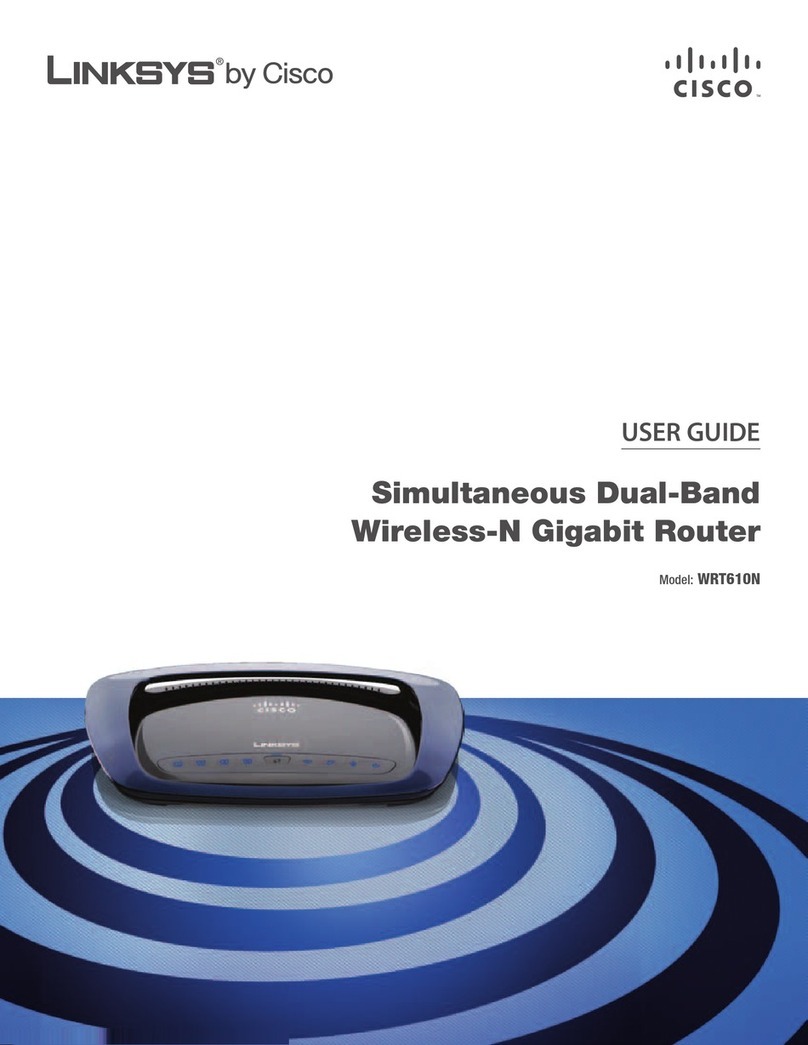 Cisco WRT610N - Simultaneous Dual-N Band Wireless... User manual Cisco WRT610N - Simultaneous Dual-N Band Wireless... User manual