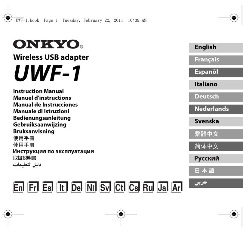 Onkyo UWF-1 instruction manual
