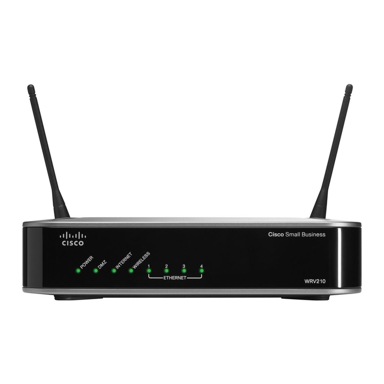 Cisco WRV210 - Wireless-G VPN Router Instruction Manual