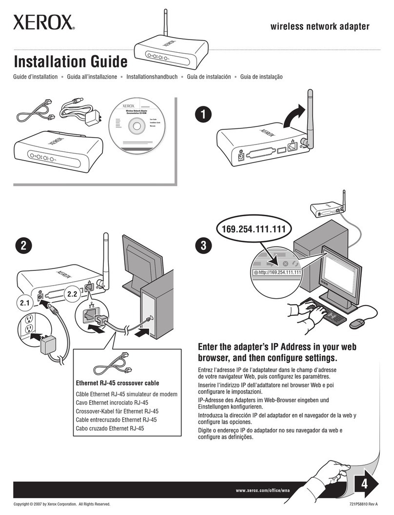 Xerox WNA-100 - Bridge User manual