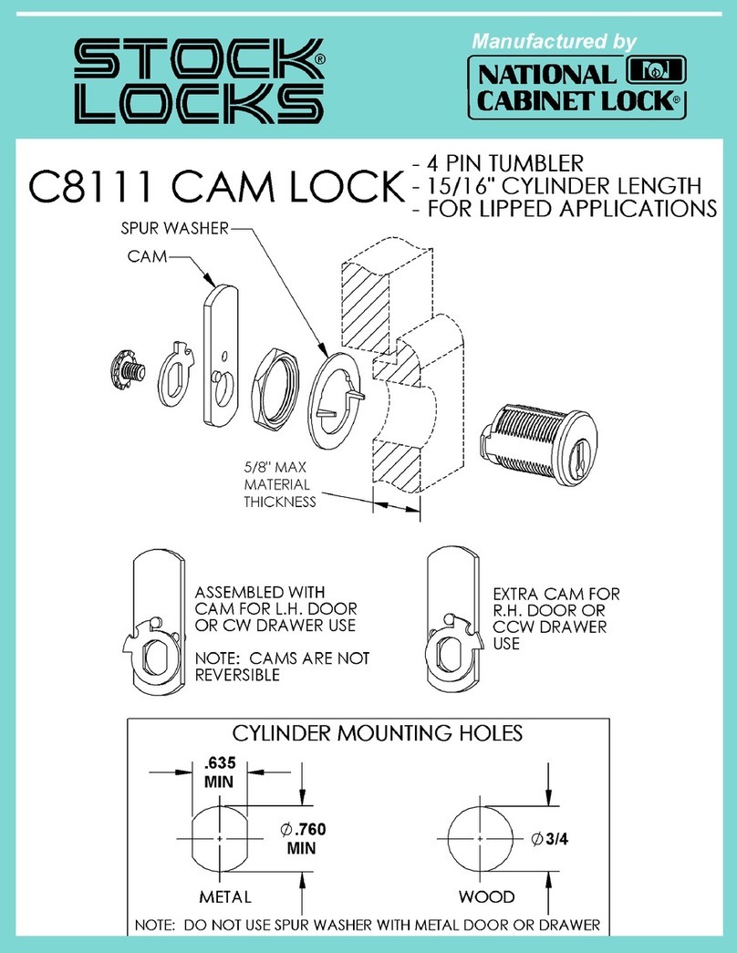 National Cabinet Lock C8111 Guide National Cabinet Lock C8111 Guide