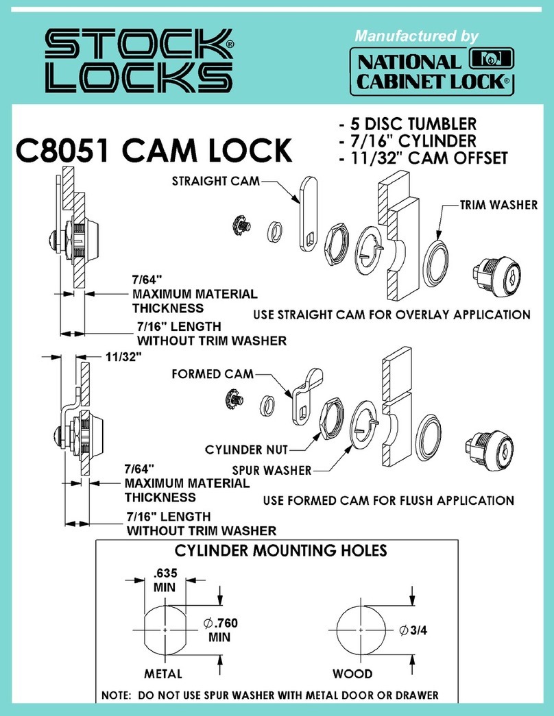 COMPX Stock Locks C8051 Guide COMPX Stock Locks C8051 Guide