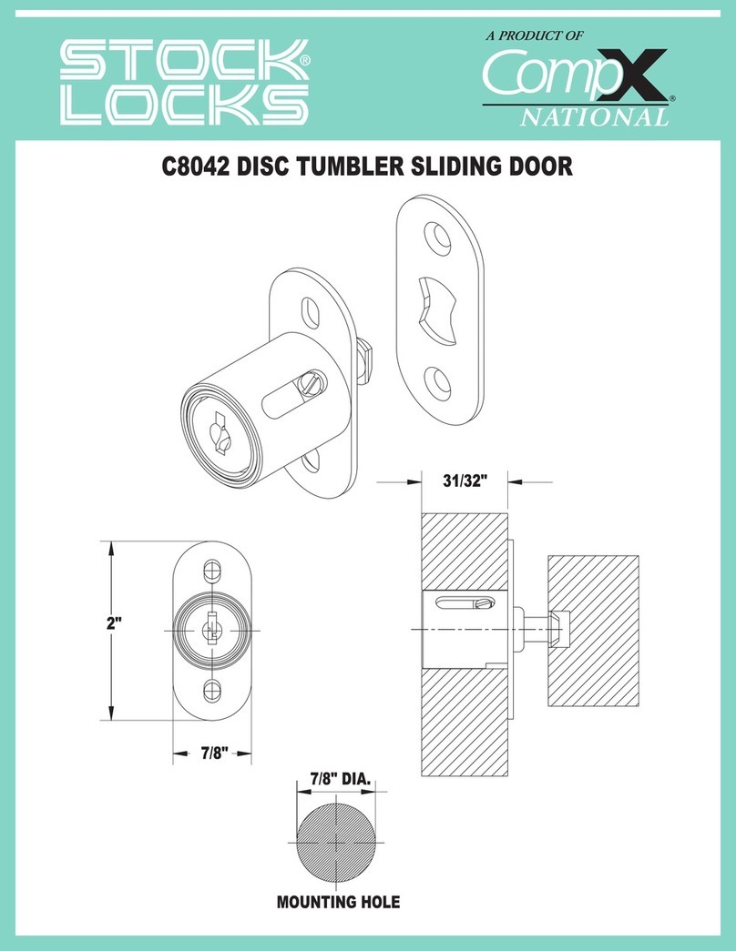 COMPX Stock Locks C8042 Guide